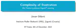 Complexity of frustration - Trieste 12/2022